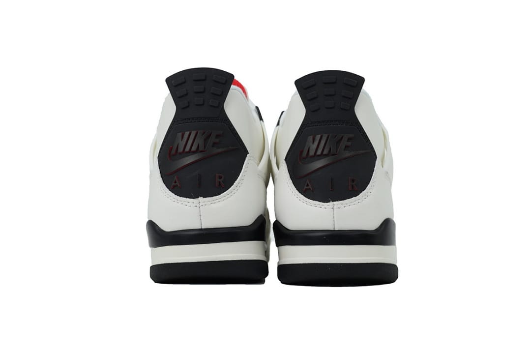 Air Jordan 4 Retro White Black And Red (Colorway 2)
