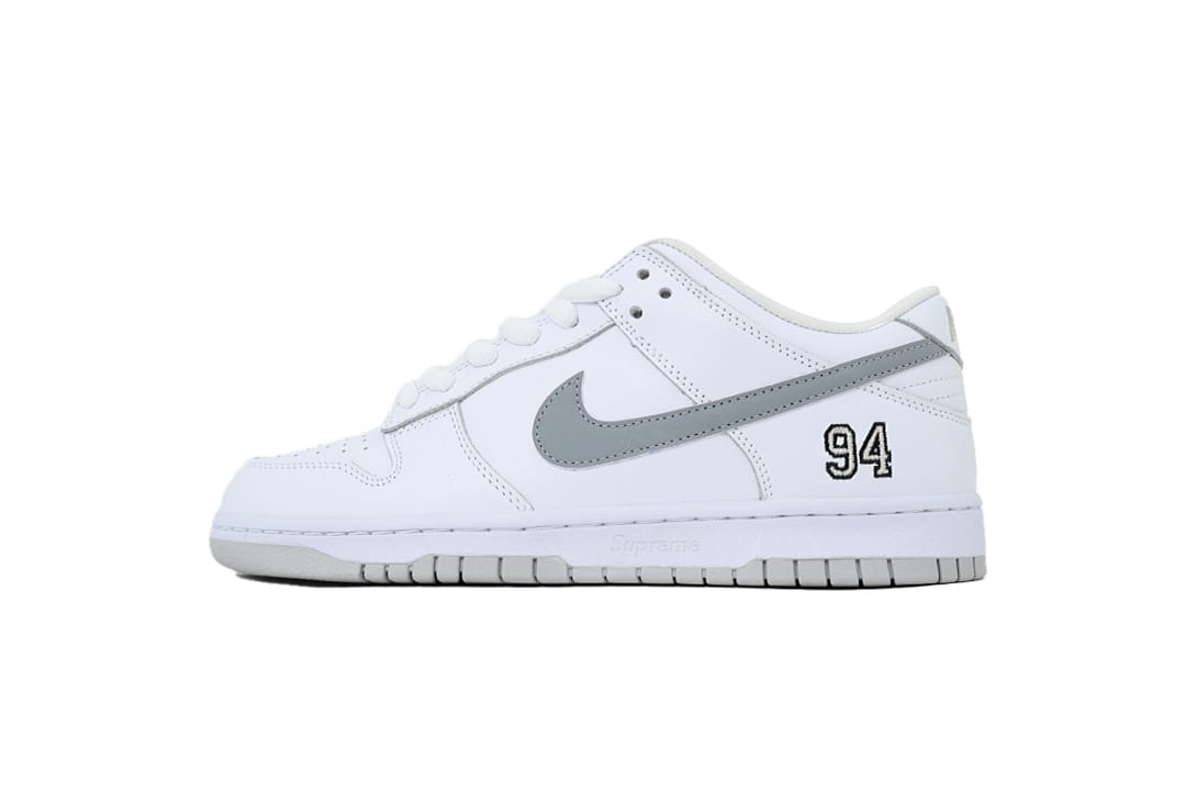 Nike Dunk Low SB CA Edition White Metallic Silver