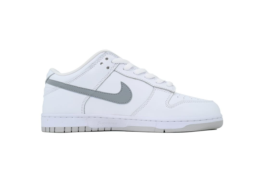 Nike Dunk Low SB CA Edition White Metallic Silver