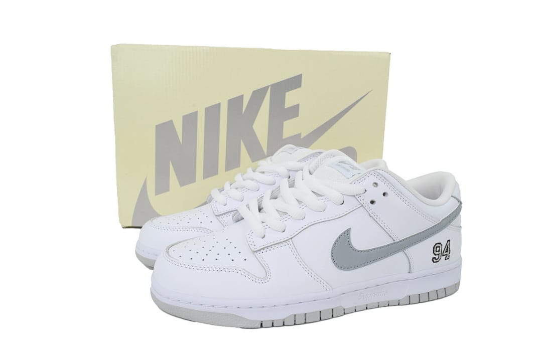 Nike Dunk Low SB CA Edition White Metallic Silver