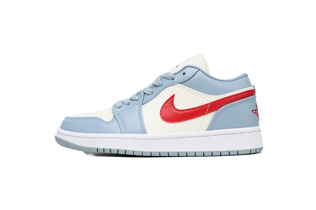 Air Jordan 1 Low "Bleu/Rouge Dune"