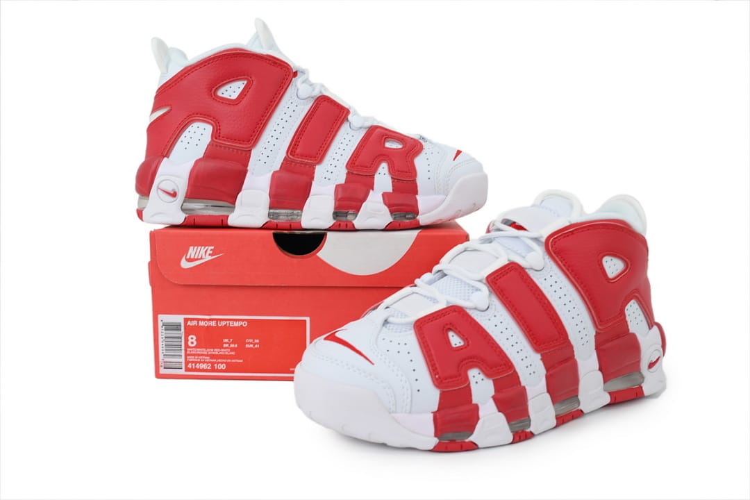 Nike Air More Uptempo BA Edition White Red (Colorway 2)