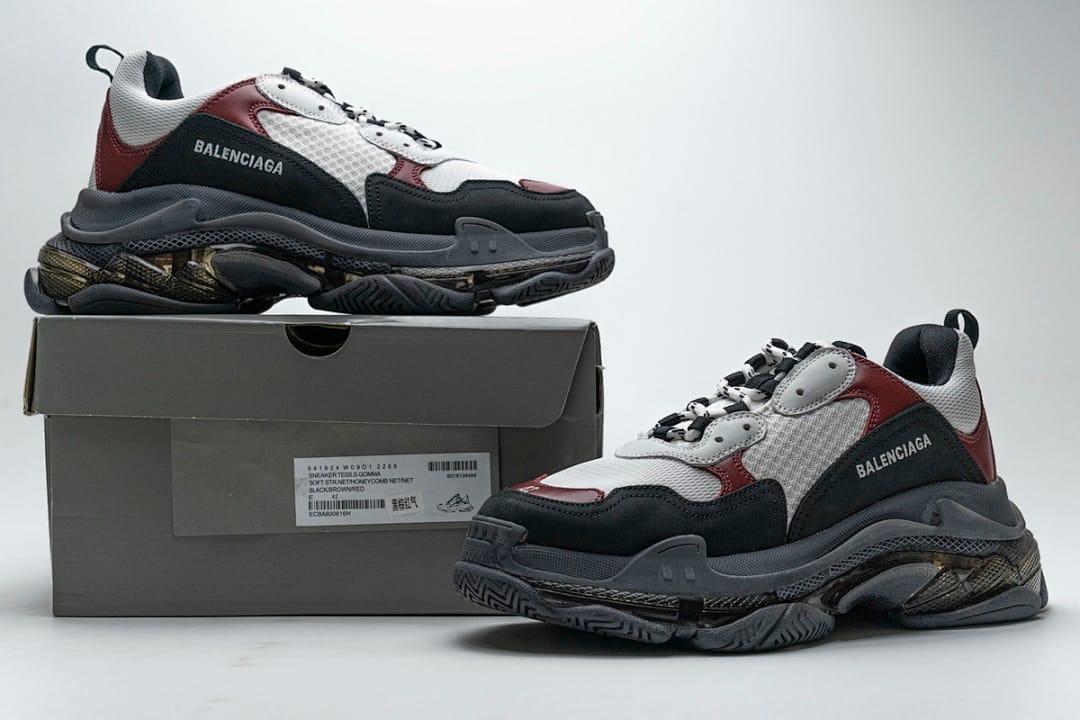 Balenciaga Triple S Air Black Brown Red