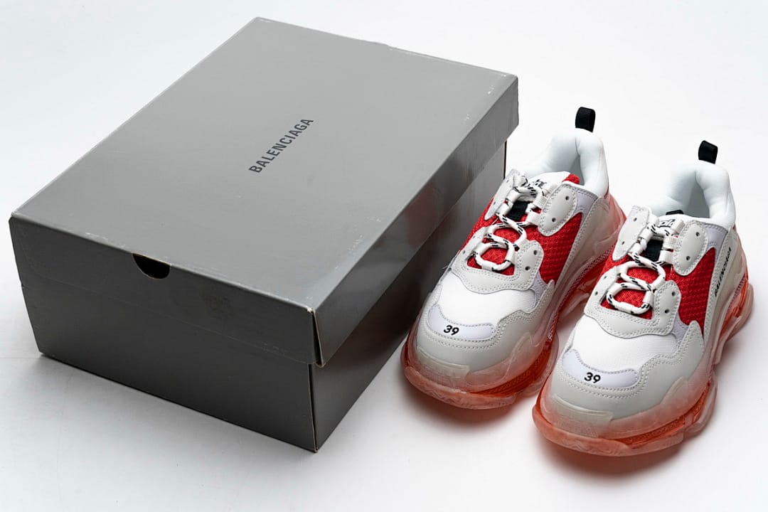 Balenciaga Triple S Air White Red