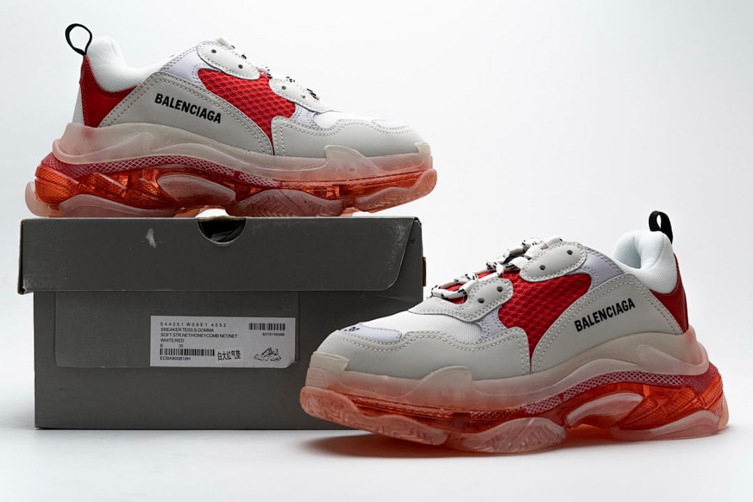Balenciaga Triple S Air White Red