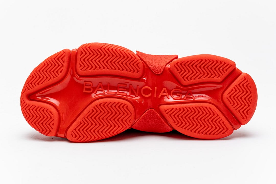 Balenciaga Triple S Letter Bright Red