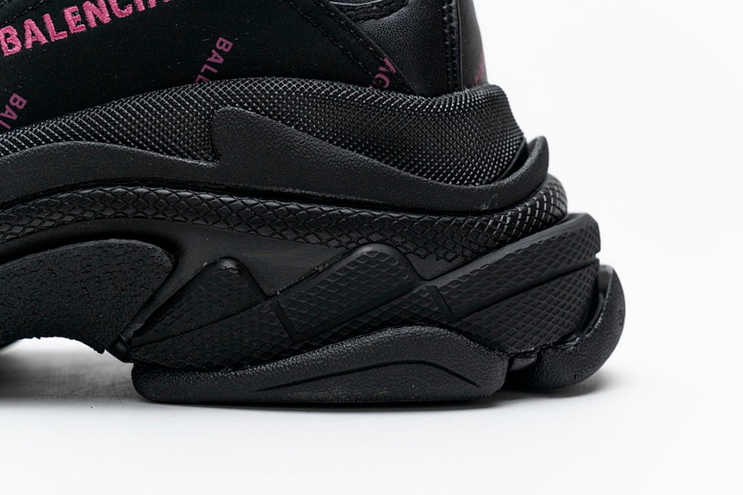 Balenciaga Triple S Letter Black Pink