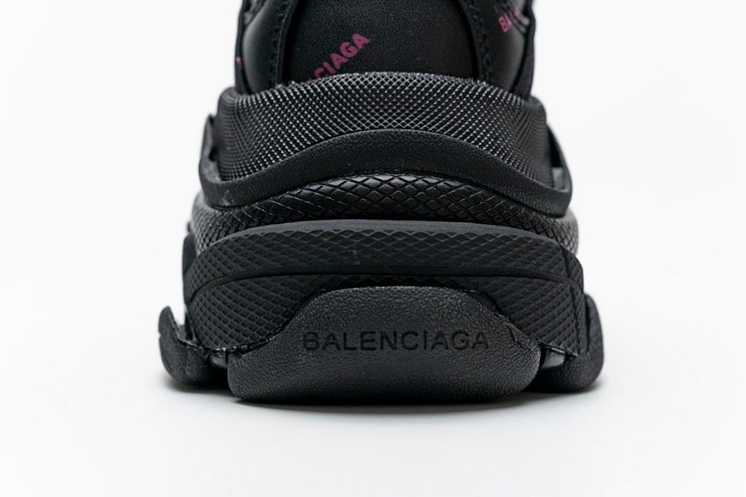 Balenciaga Triple S Letter Black Pink