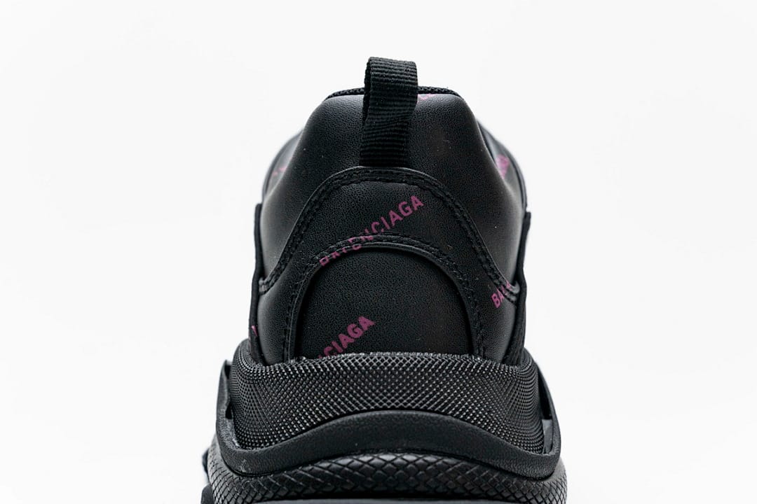 Balenciaga Triple S Letter Black Pink