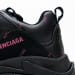 Balenciaga Triple S Letter Black Pink
