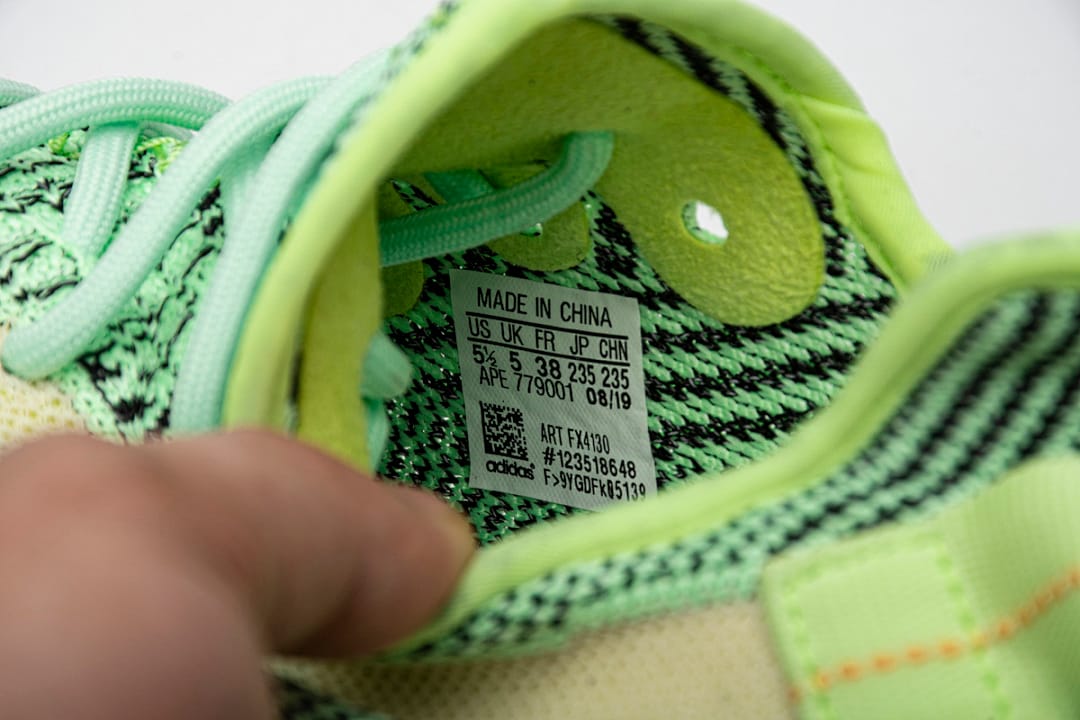 Yeezy Boost 350 V2 A8 Green Zebra Reflective