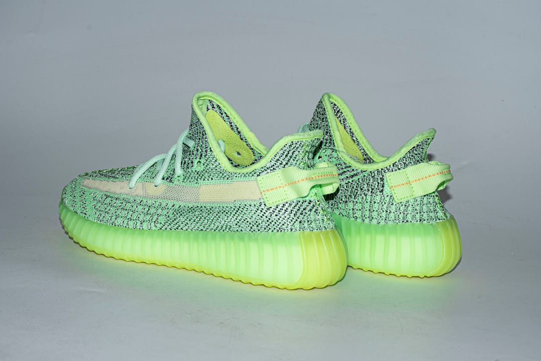 Yeezy Boost 350 V2 A8 Green Zebra Reflective