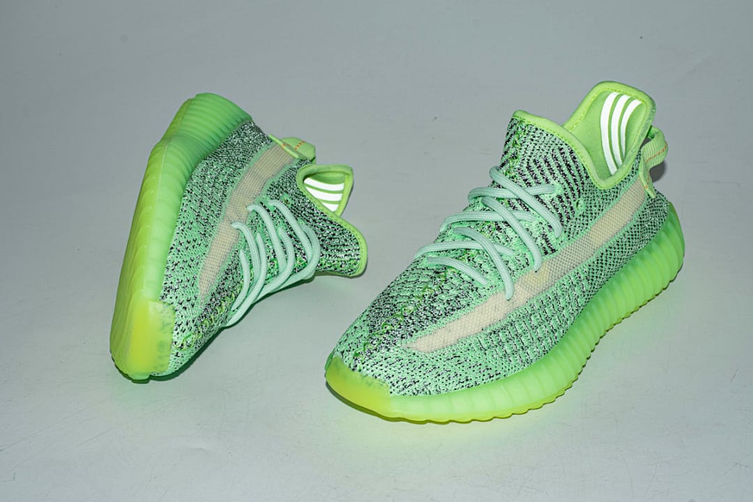 Yeezy Boost 350 V2 A8 Green Zebra Reflective