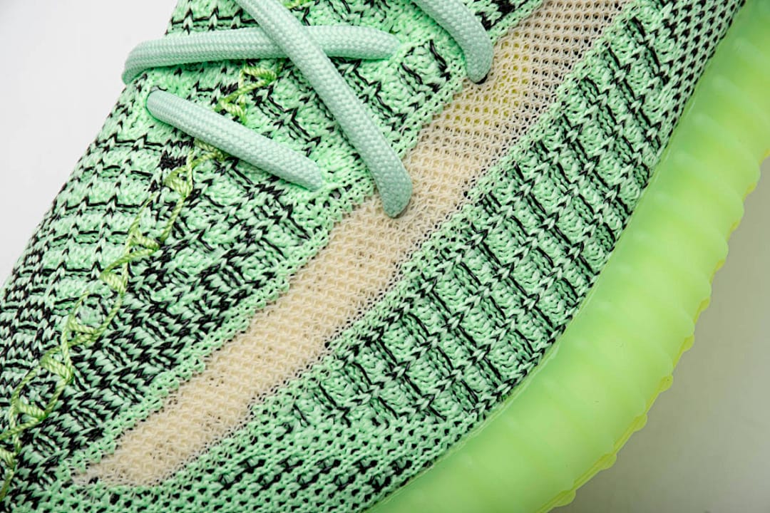 Yeezy Boost 350 V2 A8 Green Zebra Reflective