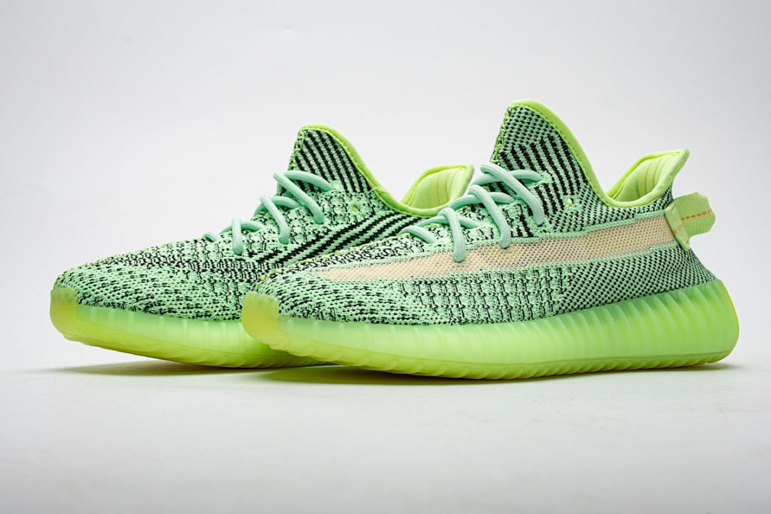 Yeezy Boost 350 V2 A8 Green Zebra Reflective